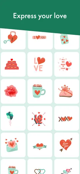 Game screenshot Valentine's Love Emoji apk