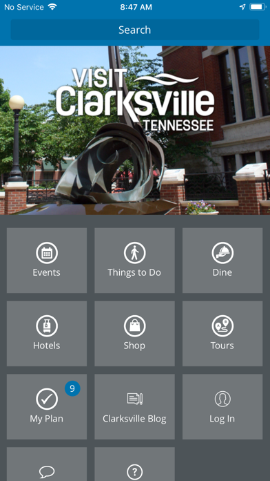 How to cancel & delete Visit Clarksville TN from iphone & ipad 1