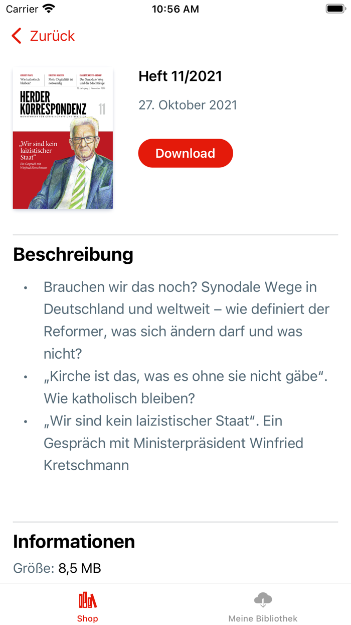 Herder Korrespondenz