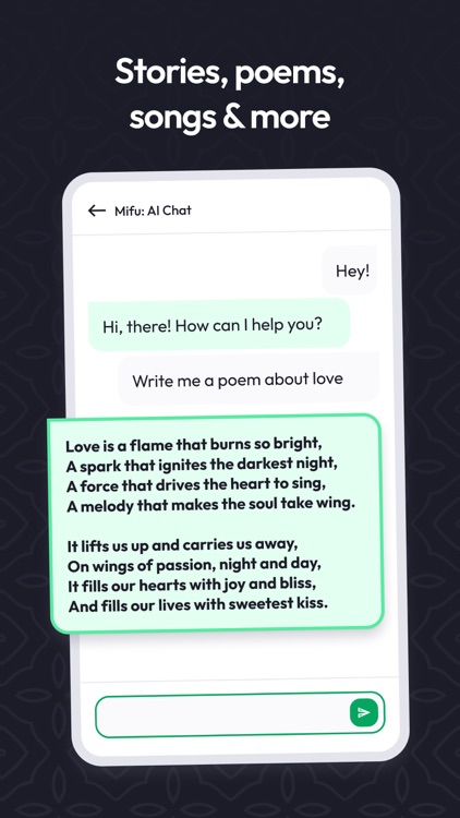 Mifu AI Chat : Assistant Genie screenshot-3