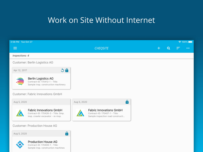 Heavy Equipment Inspection