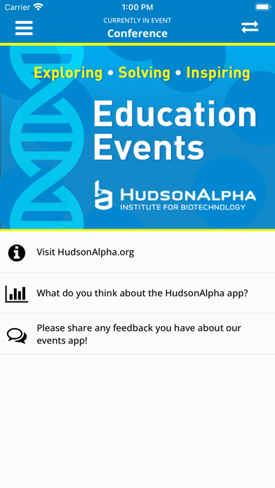 HudsonAlpha Education Events screenshot 2