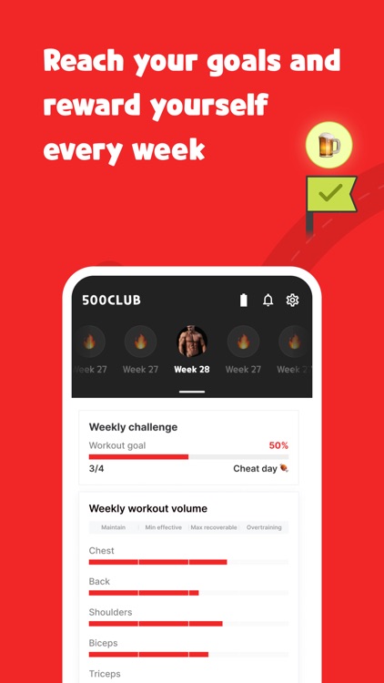 500Club - Workout challenge