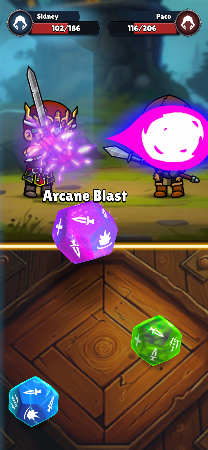 Dice of Might Magic Arena RPG