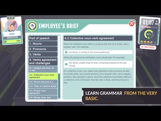 Grammarian Ltd – Grammar Game Screenshots