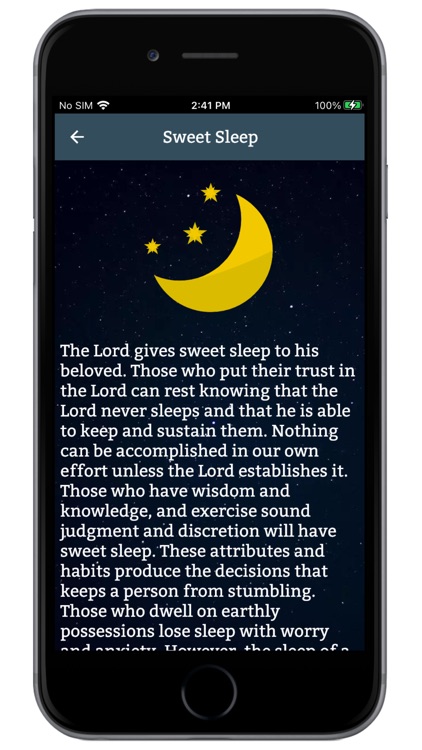 Sleep Bible Verses