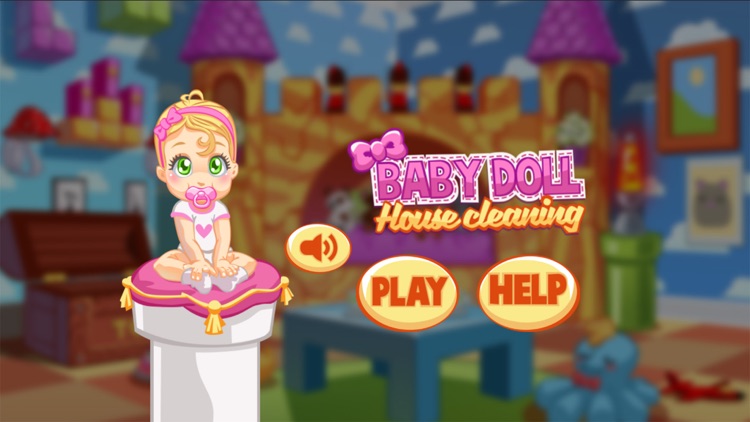 Baby Doll House Cleaning Game