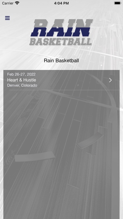 Rain Basketball