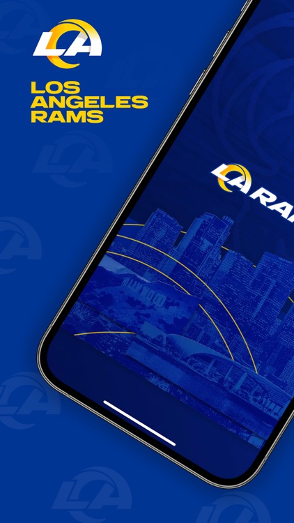 Download Los Angeles Rams White & Blue Wallpaper