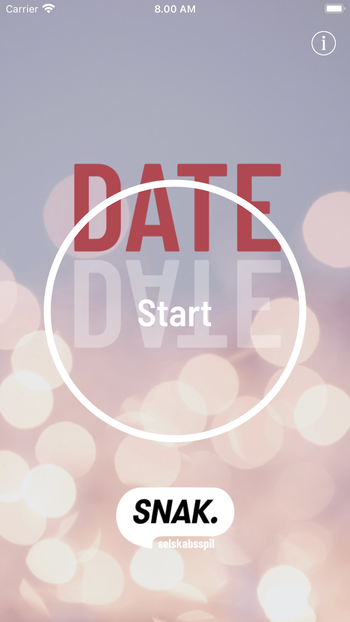 DATE - Samtalekort fra SNAK