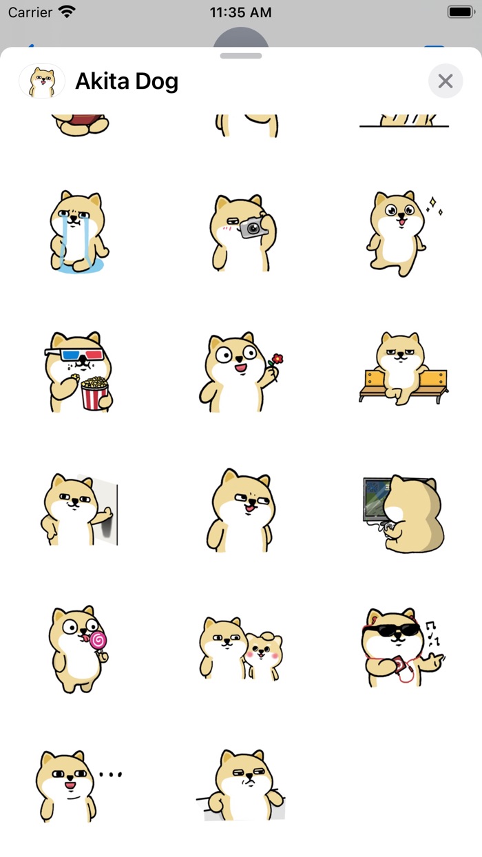 Shiba Dog Gif Stickers