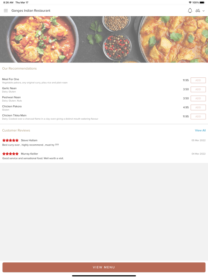 Ganges Indian Restaurant Dunde