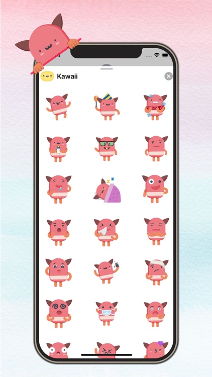 Cute Kawaii Stickers iMessage