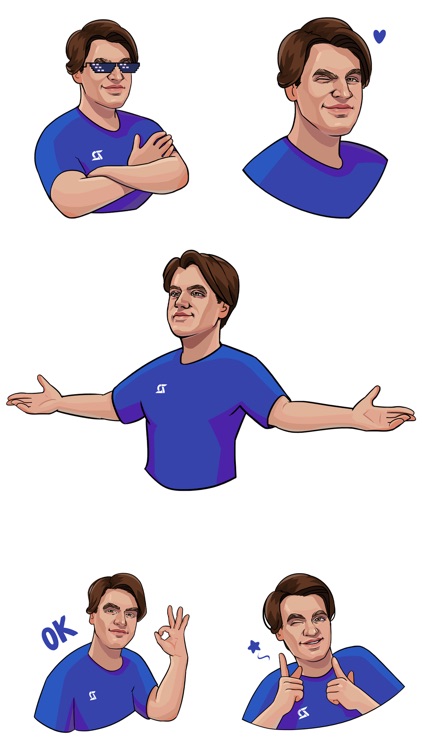 Denis Giryaev on Stickers