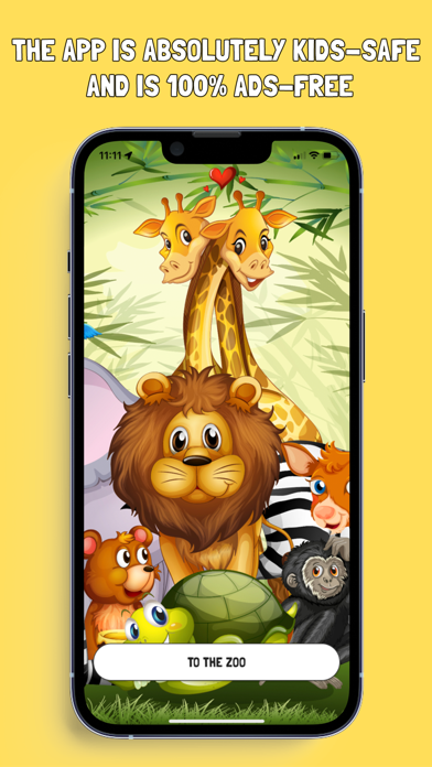 Screenshot 1 of Alpha Zoo - learning animals App