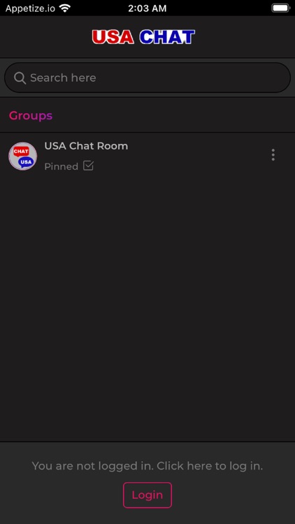 USA Chat Room