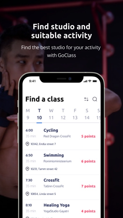 GoClass: Fitness App