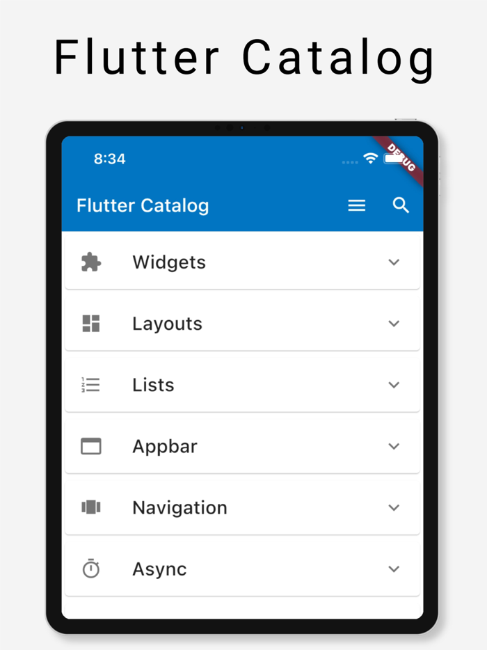 Flutter-Catalog