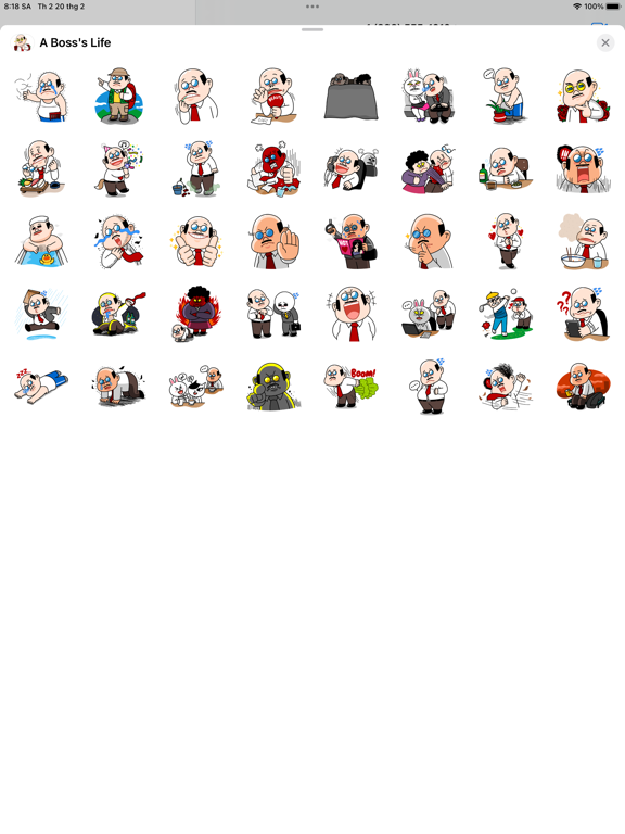 Screenshot #5 pour Boss Sticker