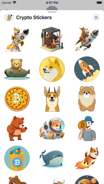 Crypto Sticker Set