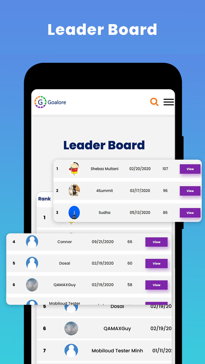 Goalore. Achieve Goals.