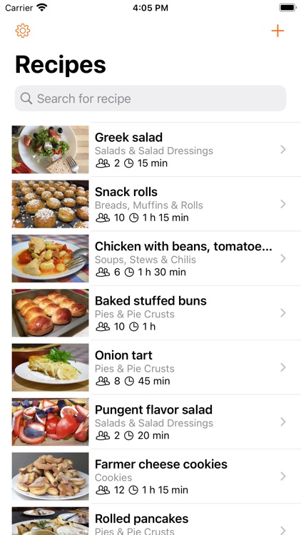 Cookbook - Recipes manager screenshot-1