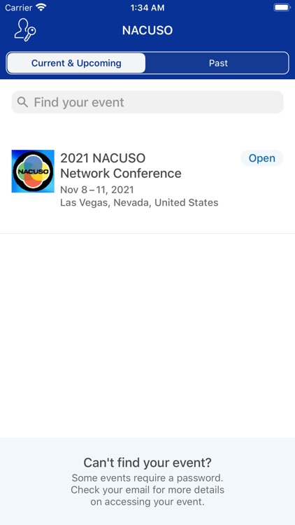 NACUSO Event App