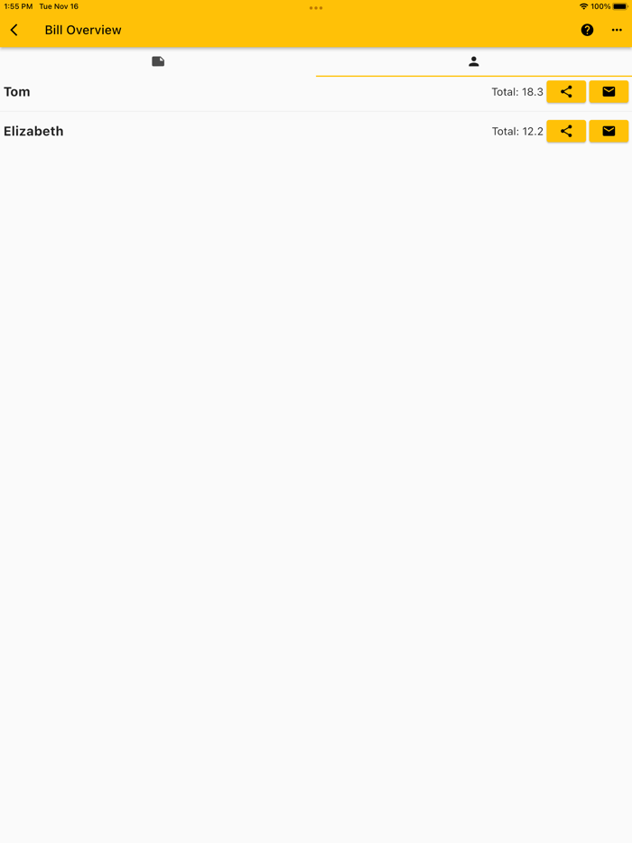 K-Splitter - The Bill Splitter