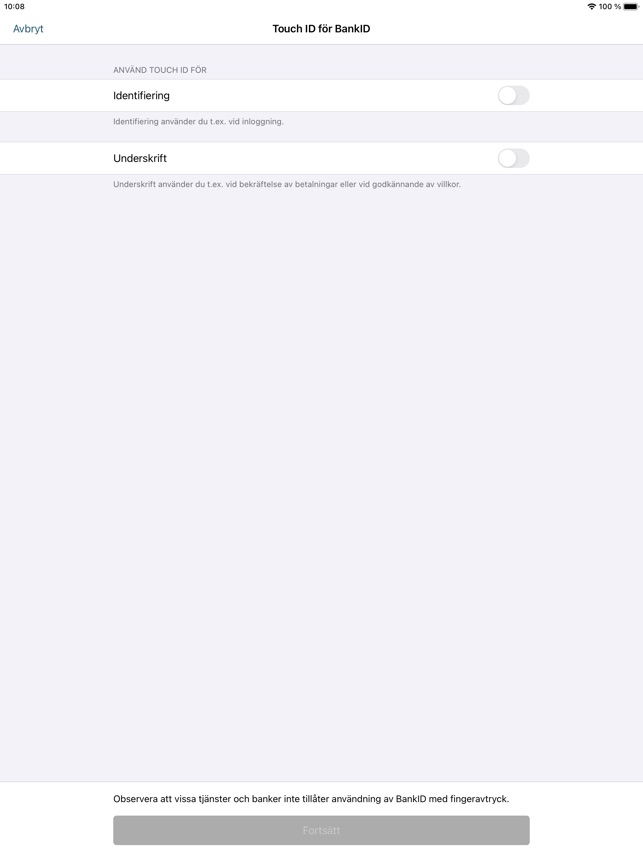 BankID säkerhetsapp i App Store