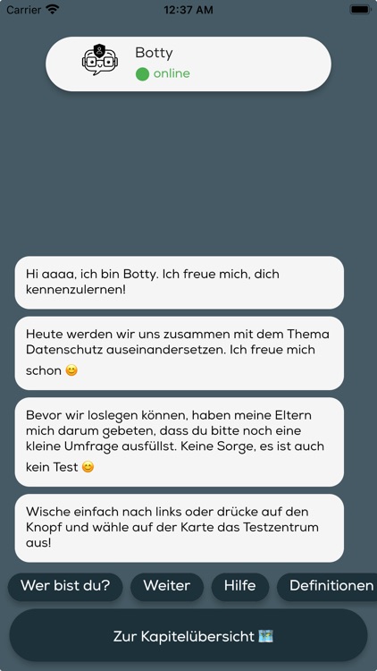 Botty - Datenschutz-Chatbot