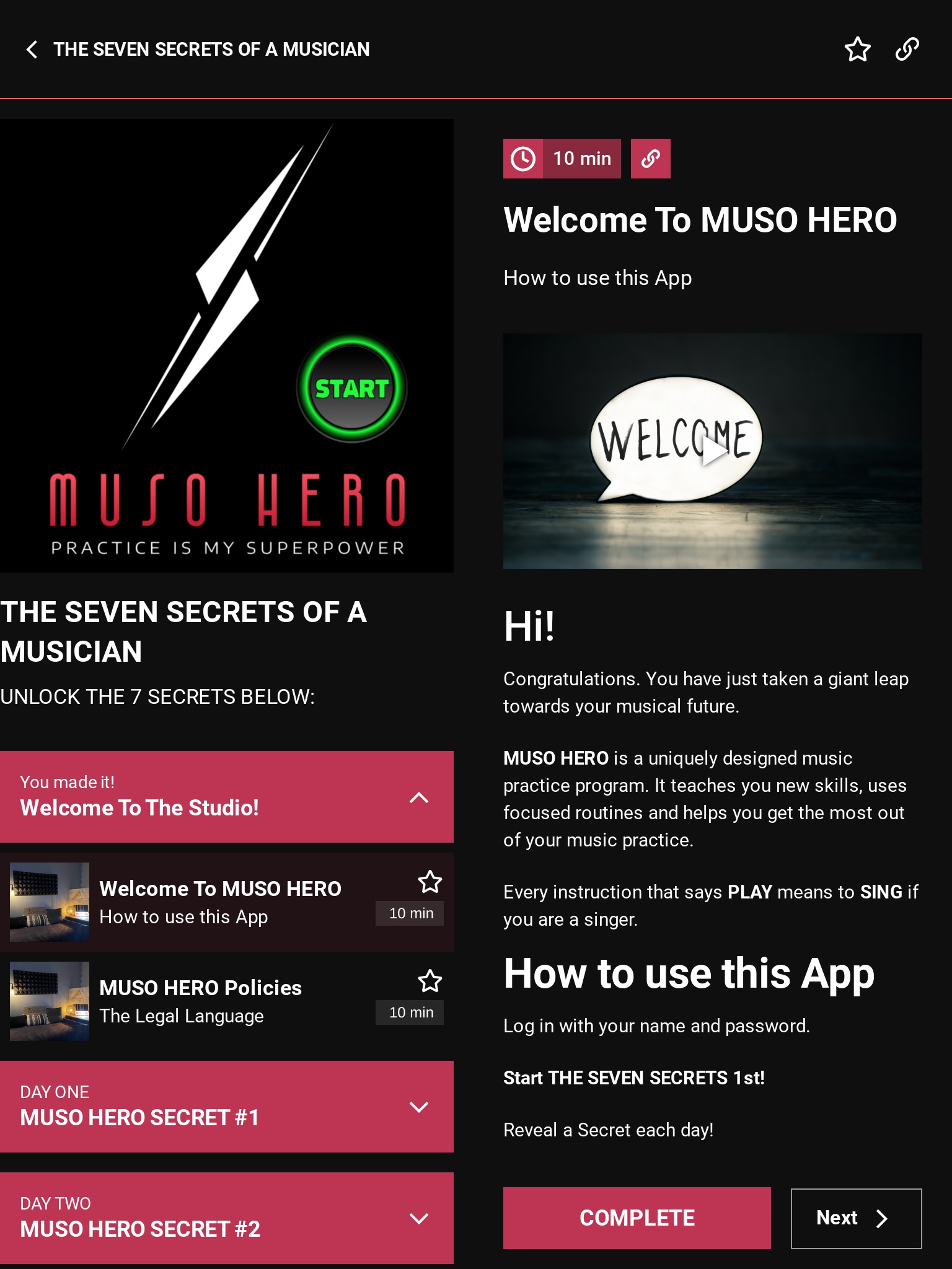 MUSO HERO screenshot 3