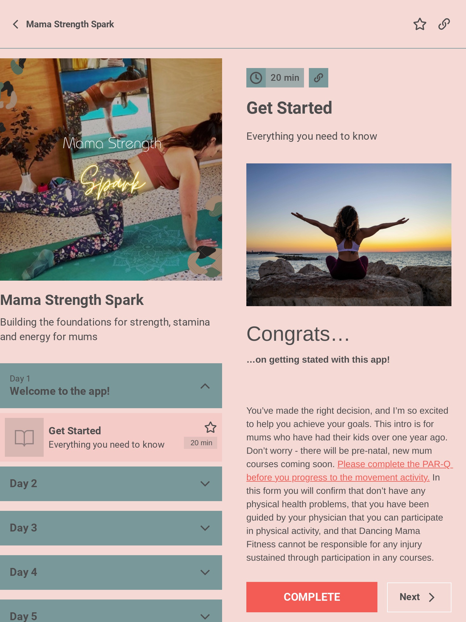 Mama Strength Pilates screenshot 2