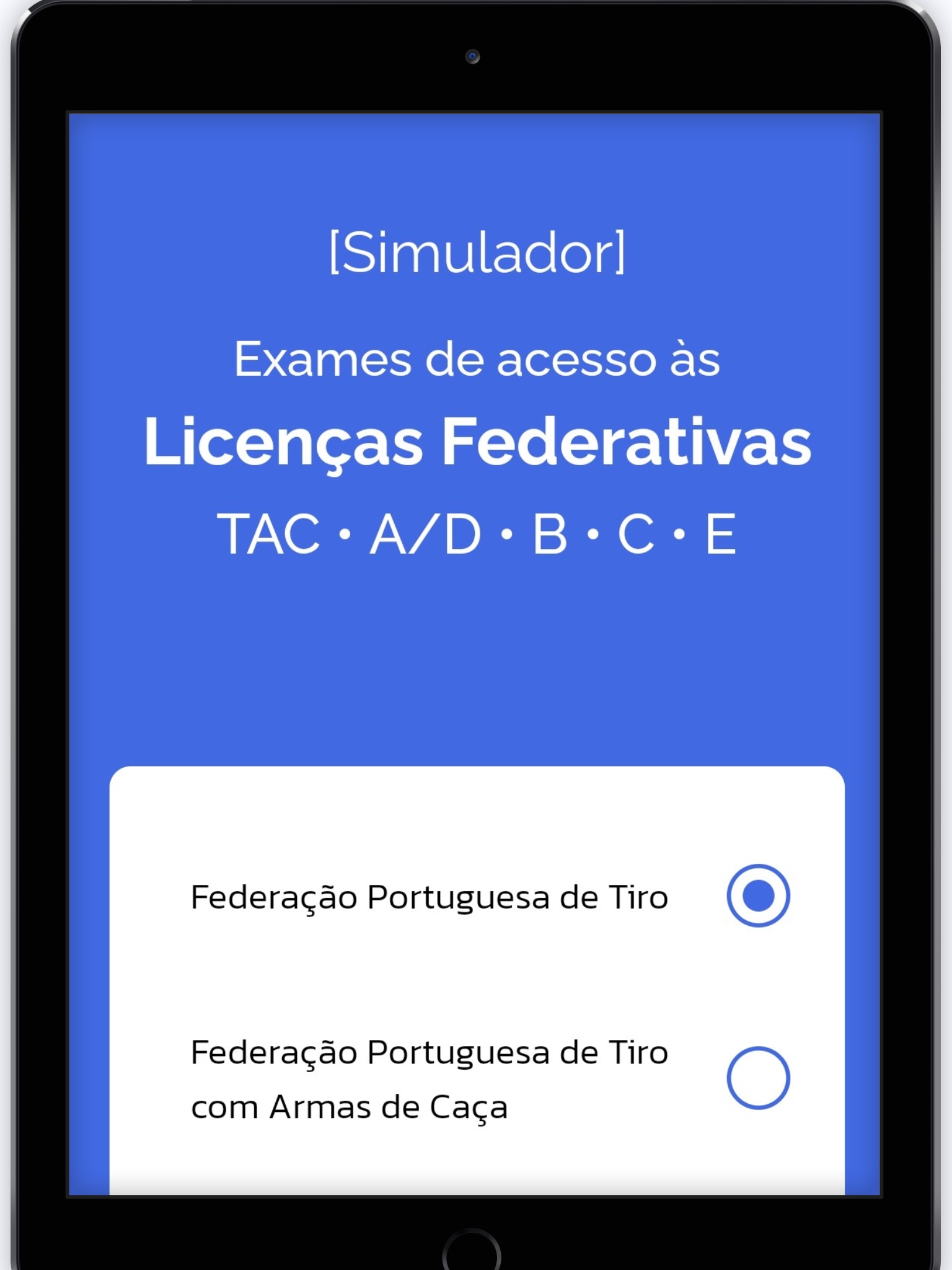 Exame Federativo | app screenshot 4