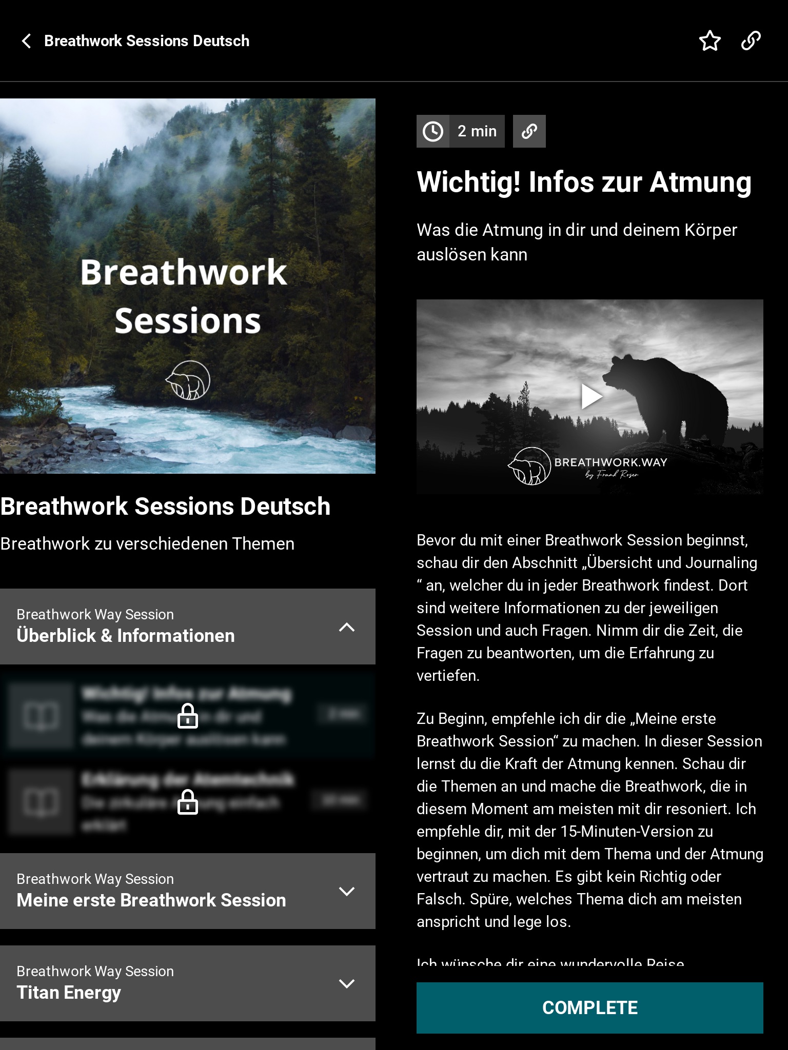 Breathwork Way screenshot 2