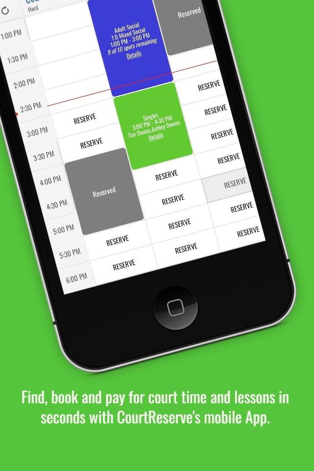 CourtReserve screenshot 2