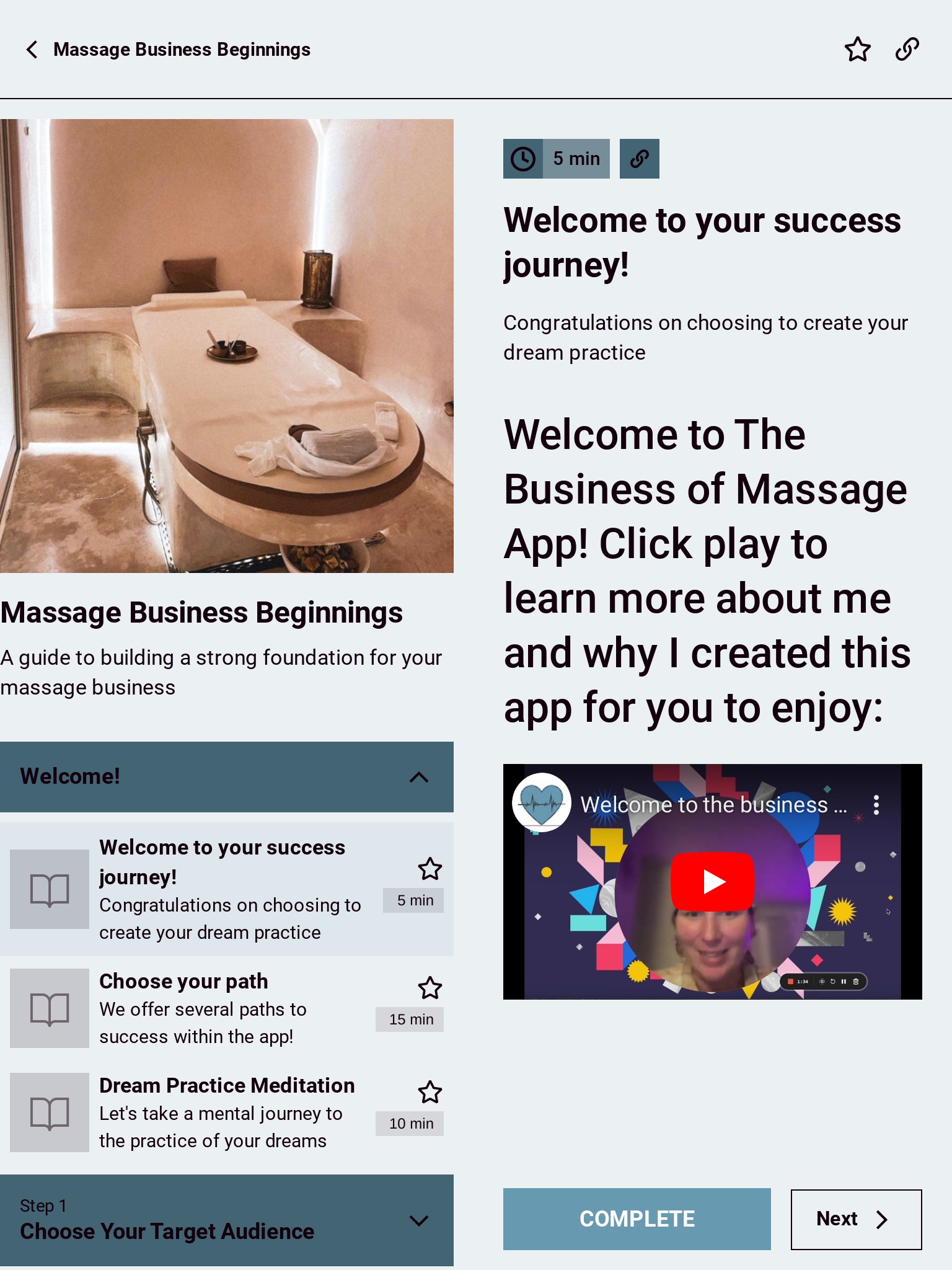 The Business of Massage screenshot 2