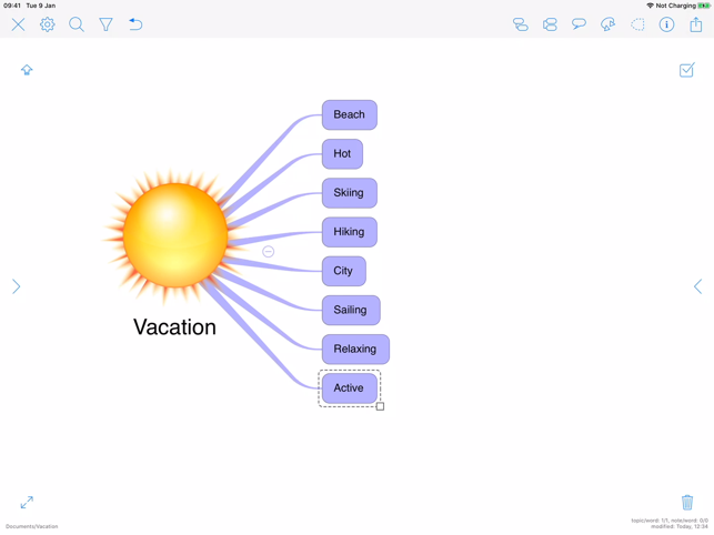 ‎iThoughts - Mind Map Screenshot