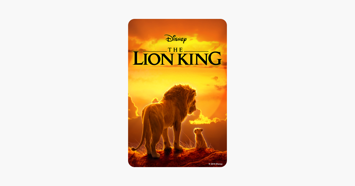 The Lion King 2019 On Itunes