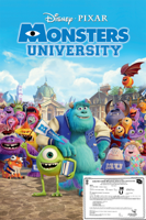 Pixar - Monsters University artwork