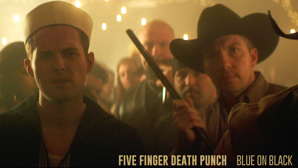 Клип файв. Blue on Black Five finger Death Punch. Five finger Death Punch Айвен Муди. Thanks for asking Five finger Death Punch. Револьвер из клипа Five finger Death Punch.