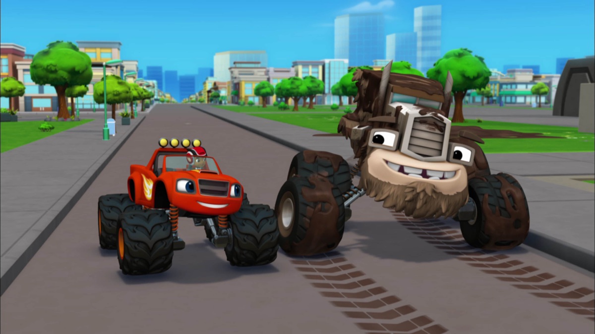 Mega Mud Robot - Blaze and the Monster Machines (Series 3, Episode 7 ...