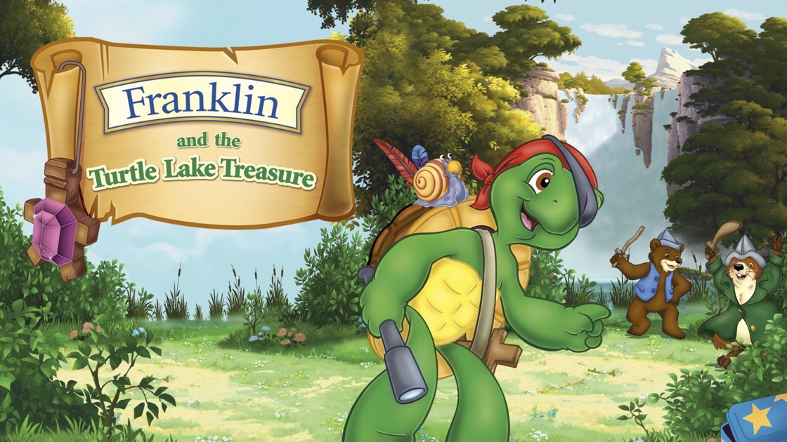After finding a treasure map Franklin and his friends go to Turtle Lake on ...