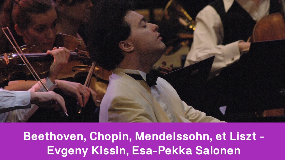 Esa Pekka Salonen Dirige Beethoven Chopin Mendelssohn Y Liszt Con